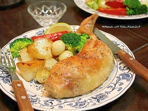 チキンレッグと野菜のオーブン焼き＊クリスマス